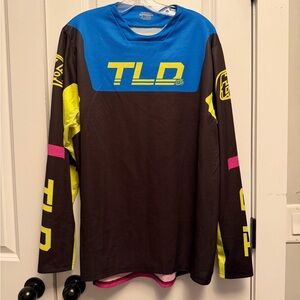 Troy Lee Designs TLD Sprint MTB Jersey Long Sleeve Blue/Black/Neon Men’s